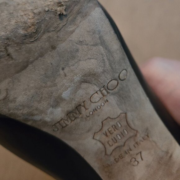 Jimmy Choo George Black Calf Leather  Bootie - Picture 5 of 6